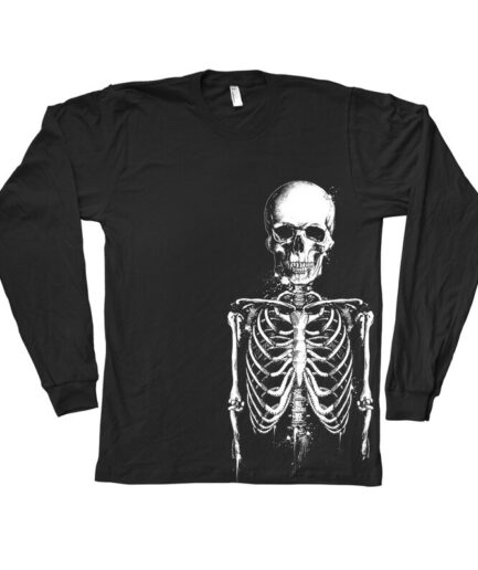 Long Sleeve Skeleton Shirt