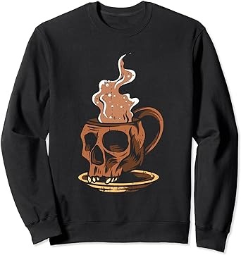 Skeleton Coffee Sweatshirt