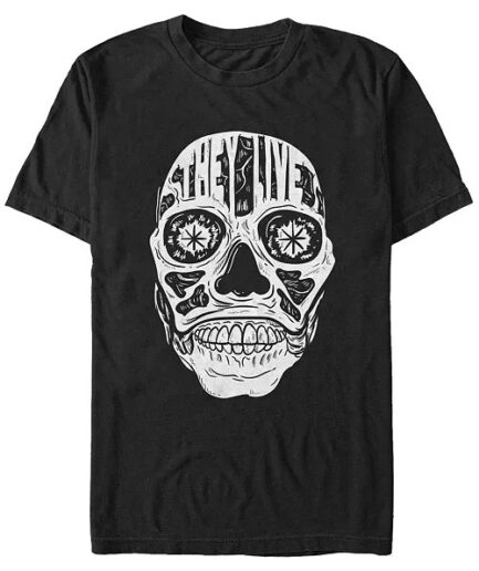 Skeleton Head T Shirt